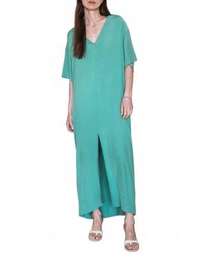 Humanoid Dezi V-Neck Maxi Dress - Green