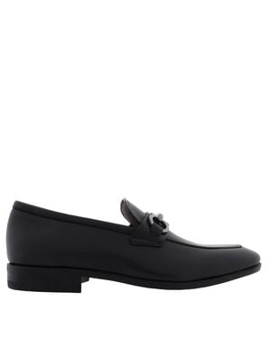 Ferragamo Ferragamo Benford Gancini Bit Loafers - Black