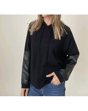 Six Fifty Sloane Sweater Hoodie Top - Blue