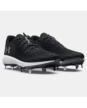 Under Armour Glyde 2.0 Mt 3026601-001 Softball Cleats Rhs6810 - Black