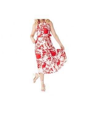 Coco + Carmen Francesca Floral Print Dress - Red