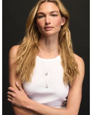 Lucky Brand Teardrop Layered Necklace - Brown