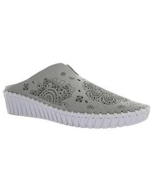 Bernie Mev Tracy Slip On Shoes - Gray