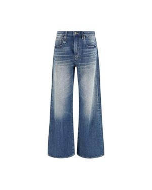 R13 Cotton Relaxed Fit Jeans - Blue
