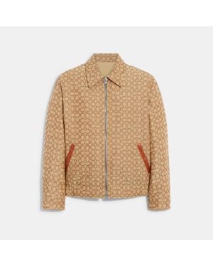 COACH Heritage Reversible Jacket - Natural
