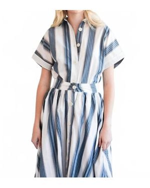 Never A Wallflower Button Down Top - Blue