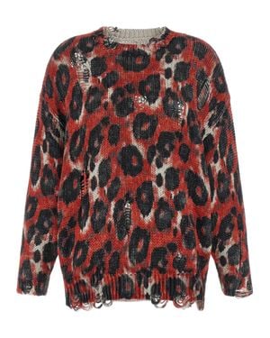 R13 Cotton Cardigan - Red
