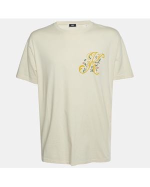 Kith Script Floral Jersey T-Shirt - Yellow