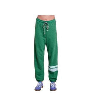 Sundry Garden Stripe Sweatpants - Green