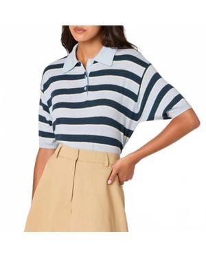 Astr Scottie Polo Sweater - Blue