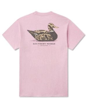 Southern Marsh Vintage Duck Decoy Tee - Pink