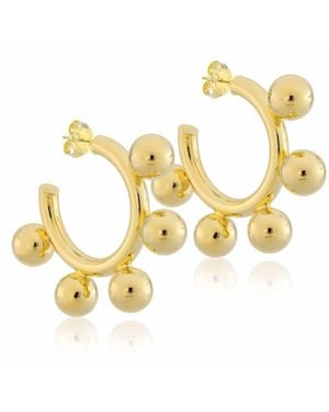 Sheila Fajl Augusta Hoops Earrings - Metallic
