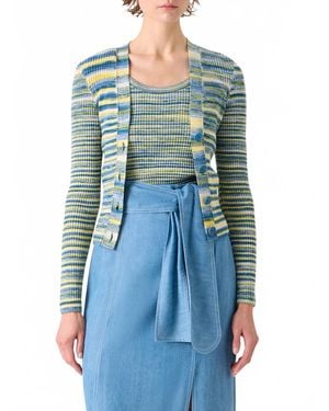 Akris Punto Merino Wool Knit Set - Blue