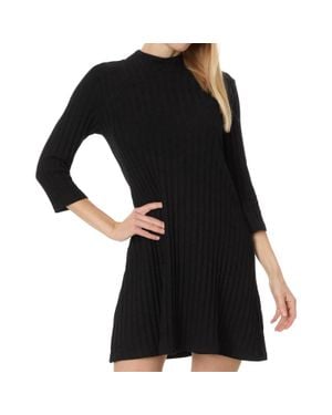 Michael Stars Mirabelle Elbow Sleeve Dress - Black
