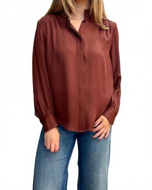 Nili Lotan Revi Blouse - Red