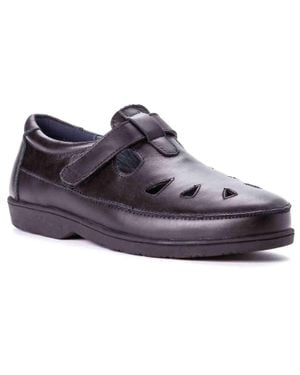 Propet Ladybug T-Strap Walking Shoe - Blue