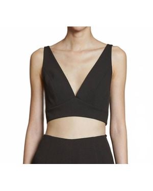 Kaarem La Lan Bralette Open Back Top - Black