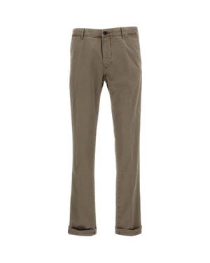 Incotex Slim Fit Cotton Pants - Gray