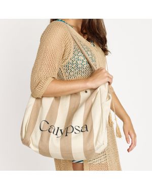 Calypsa Beach Tote Bag - Natural