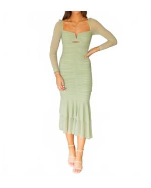 One And Only Collective Alessandra Dress - Green
