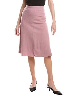 BOSS Vicena Wool Midi Skirt - Pink