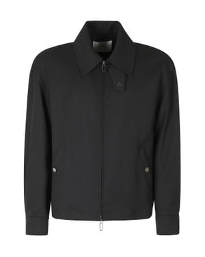 Paolo Pecora Tecnolana Short Polyester-Blend Jacket - Black