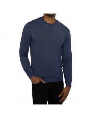 Travis Mathew Amenities Crew Shirt - Blue