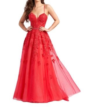 Ellie Wilde Enchanting Prom Dress - Red