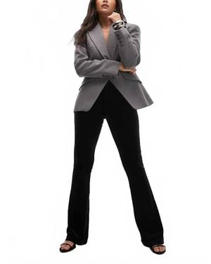 Nia Lumi Flared Slim Pant - Black