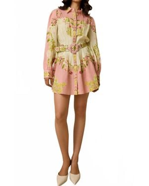 Hemant & Nandita Short Dress - Multicolor