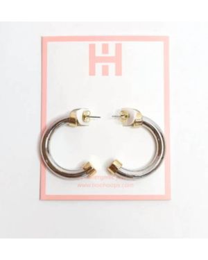 Hoo Hoops Mini Two Tone Hoops - Pink