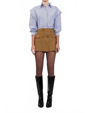 NonChalant Label Helga Long Sleeve Top - Blue