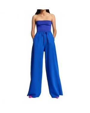 Essentiel Antwerp Dana High Waist Pants - Blue