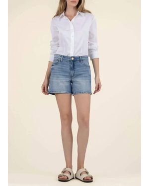 Kut From The Kloth Jane High Rise Shorts - Blue