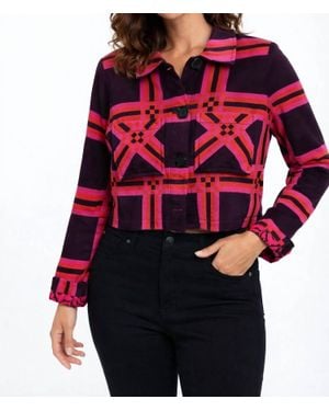 Ivy Jane Plaid Jacket - Red