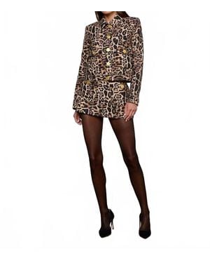 L'Agence Cyra Low-Rise Mini Skirt - Black