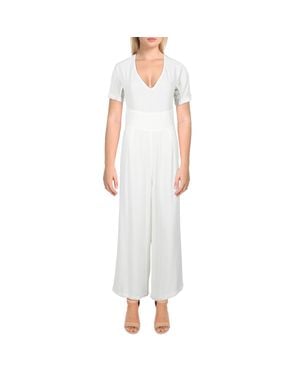 Sancia Cala V-Neck Short Sleeves Jumpsuit - White