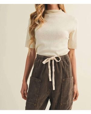 Faye Ellen Avery Mockneck Sweater - Natural