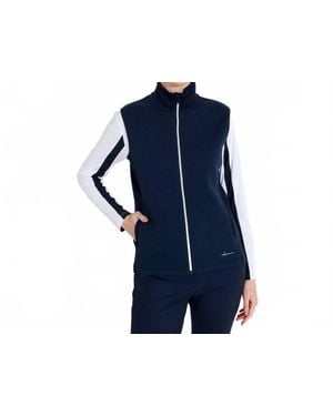 Abacus Sportswear Carden Midlayer Full-Zip Vest - Blue