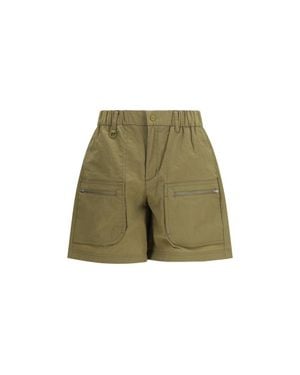 Laminar Polyester Bermuda Shorts - Green