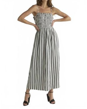 Bella Dahl Smocked Midi Dress - Multicolor