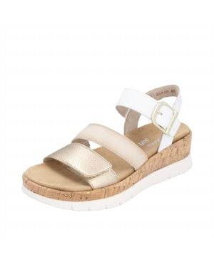 Remonte Gizela 50 Wedge Sandal - Natural