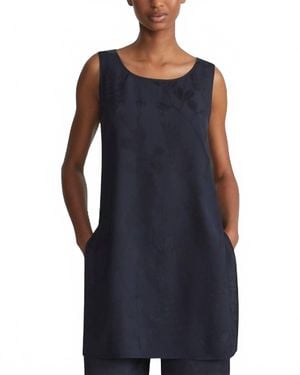 Lafayette 148 New York Tunic Blouse - Blue