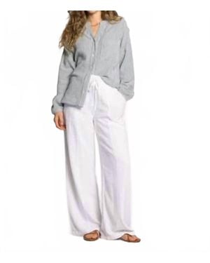 Thread & Supply Maia Button Front Shirt - White