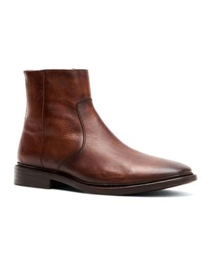 Frye Paul Inside Zip Ankle Boots - Brown