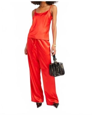 SPRWMN Silk Kauai Pants - Red