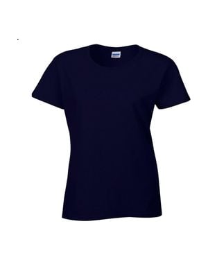 Gildan Ladies/ Heavy Cotton Missy Fit Short Sleeve T-Shirt - Blue