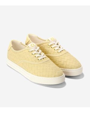 Cole Haan Grandpro Harbor W32182 Sneakers Ivory Casual Shoes Zogg395 - Metallic