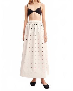 Posse Peggy Midi Skirt - Natural