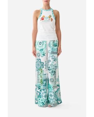 CAMILLA Jersey Tank Top - Blue